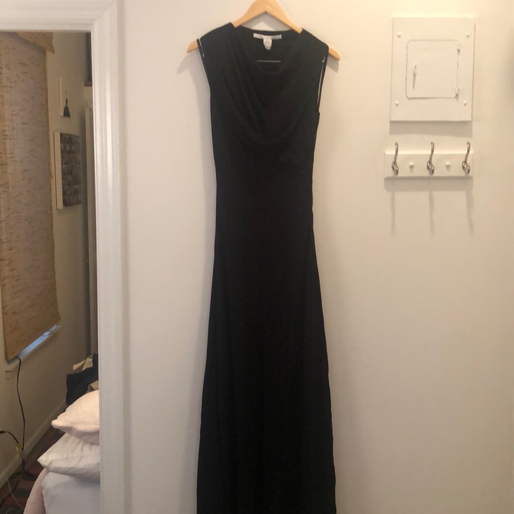 DVF black evening dress NWT